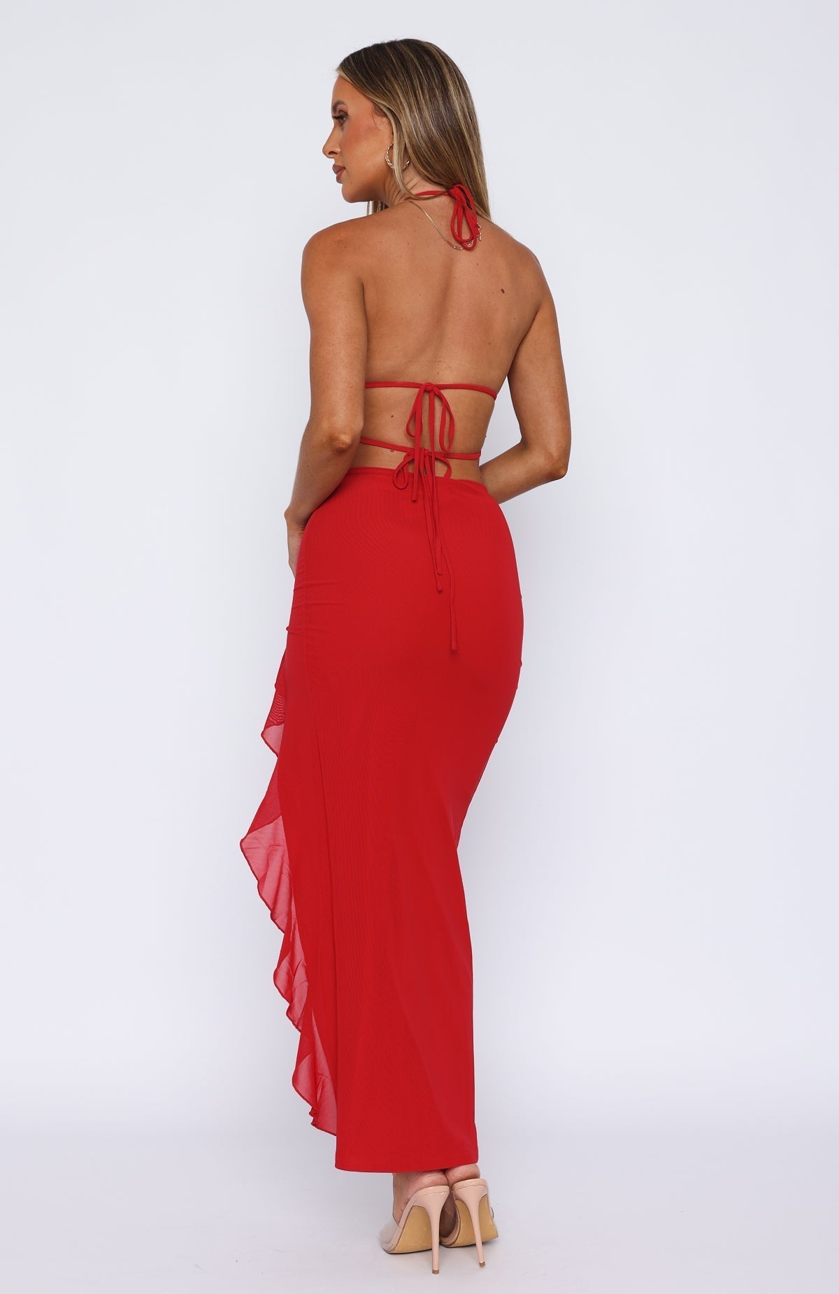 Vestido Maxi Rojo Tentación