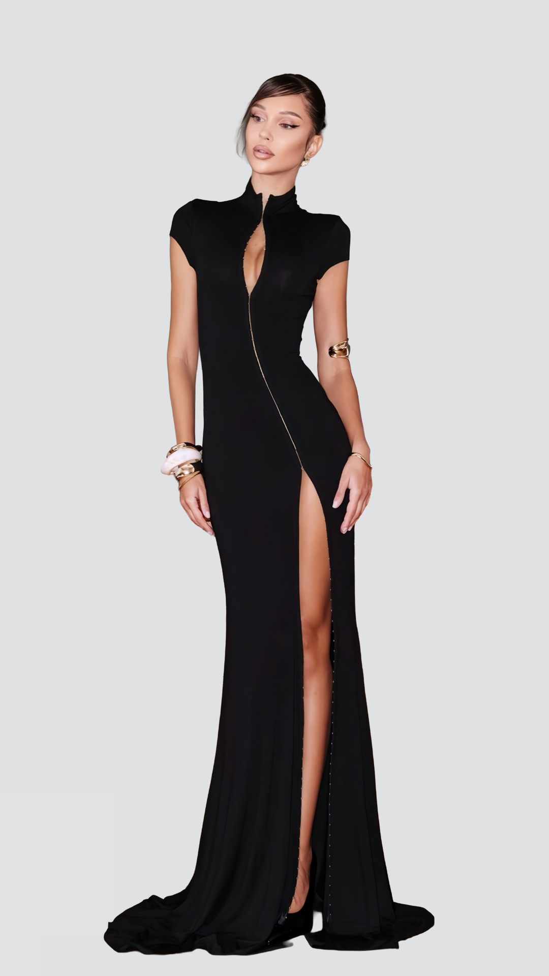 Vestido Maxi Asimétrico